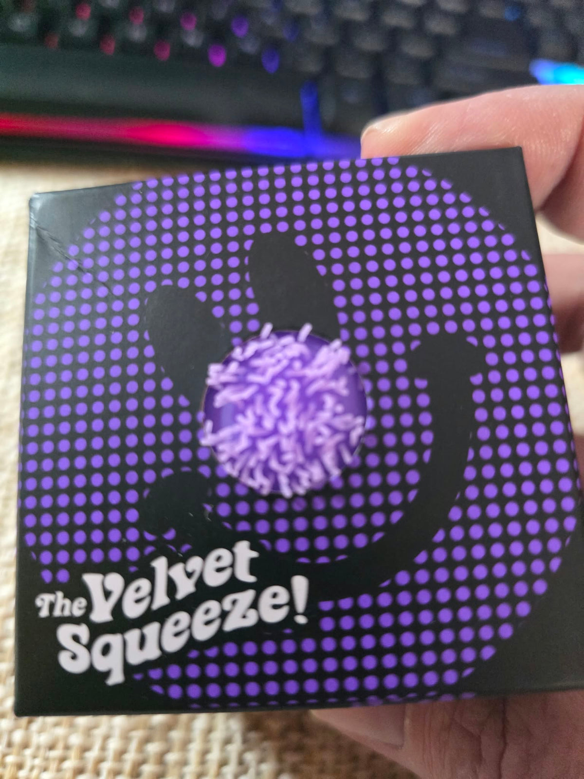 NeeDoh Fuzz Ball (Flower Power) The Groovy Glob Collection by Schylling