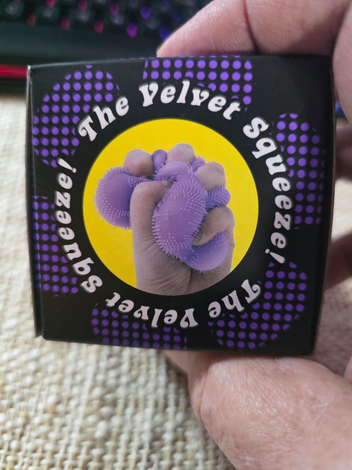 NeeDoh Fuzz Ball (Flower Power) The Groovy Glob Collection by Schylling