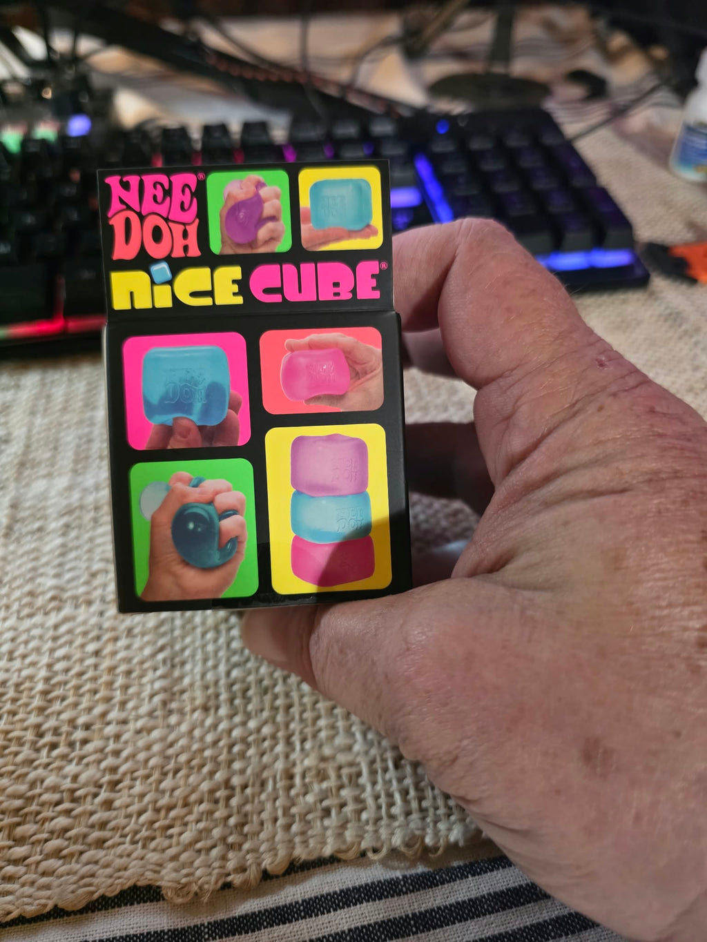 NeeDoh Nice Cube (Blue) The Groovy Glob Collection by Schylling – C&L ...