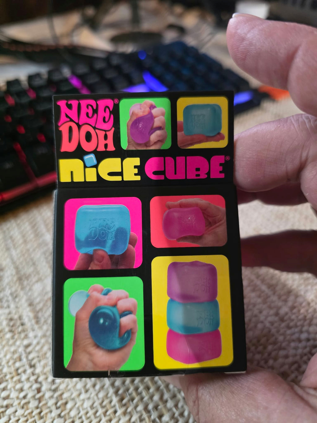 NeeDoh Nice Cube (Pink) The Groovy Glob Collection by Schylling – C&L ...