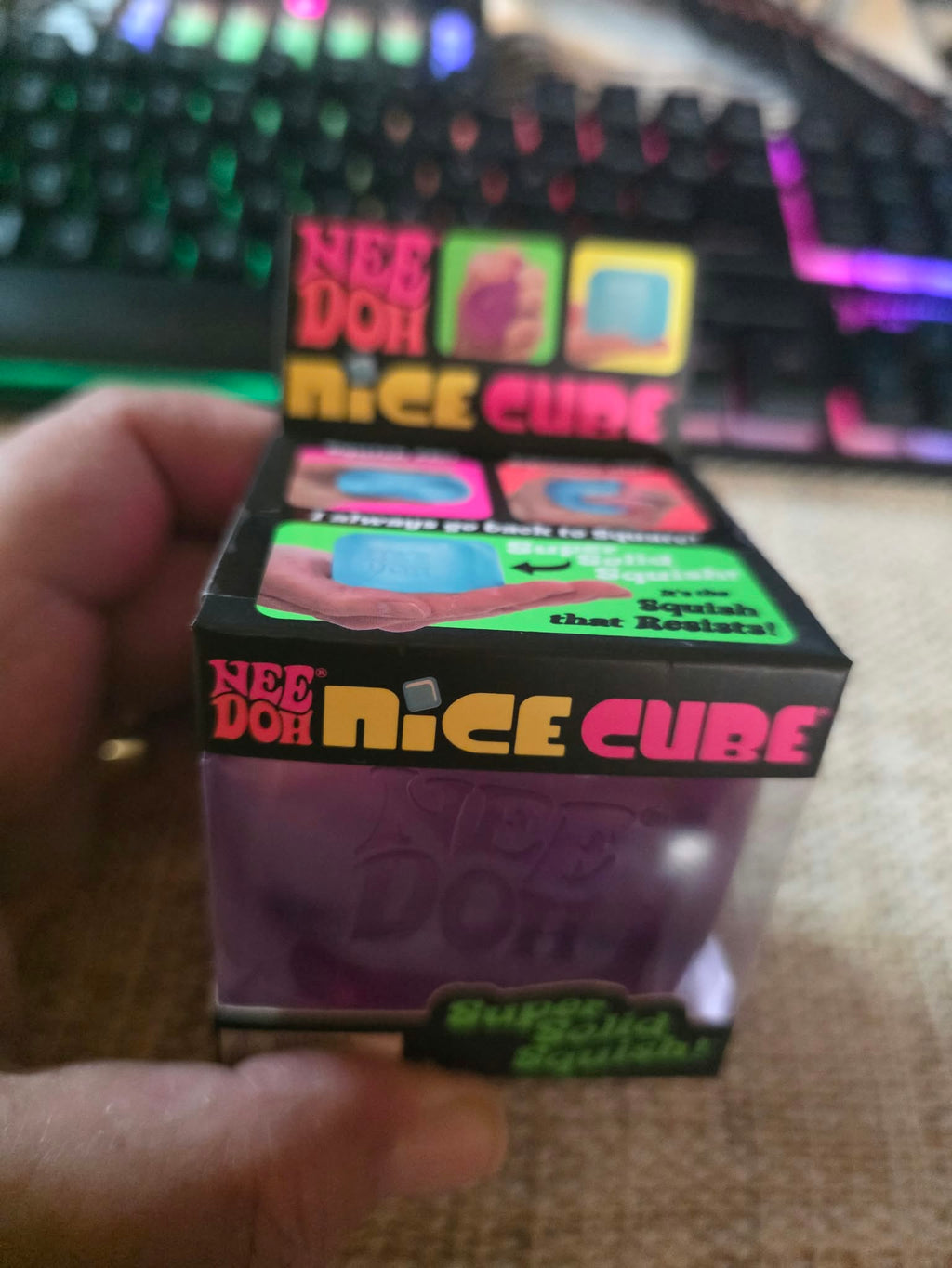 NeeDoh Nice Cube (Purple) The Groovy Glob Collection by Schylling – C&L ...