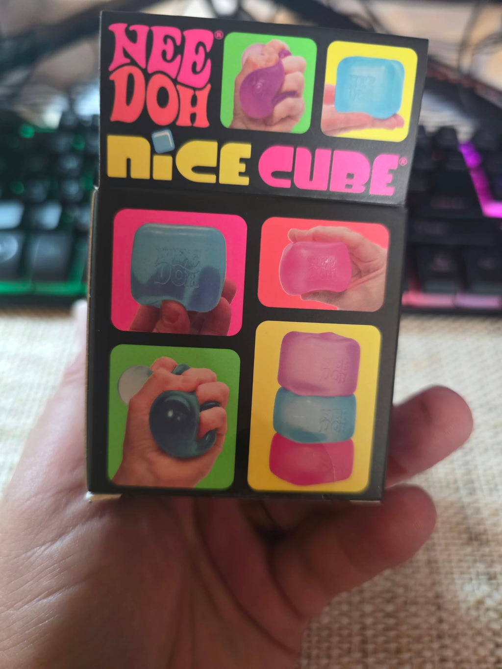 NeeDoh Nice Cube (Purple) The Groovy Glob Collection by Schylling – C&L ...