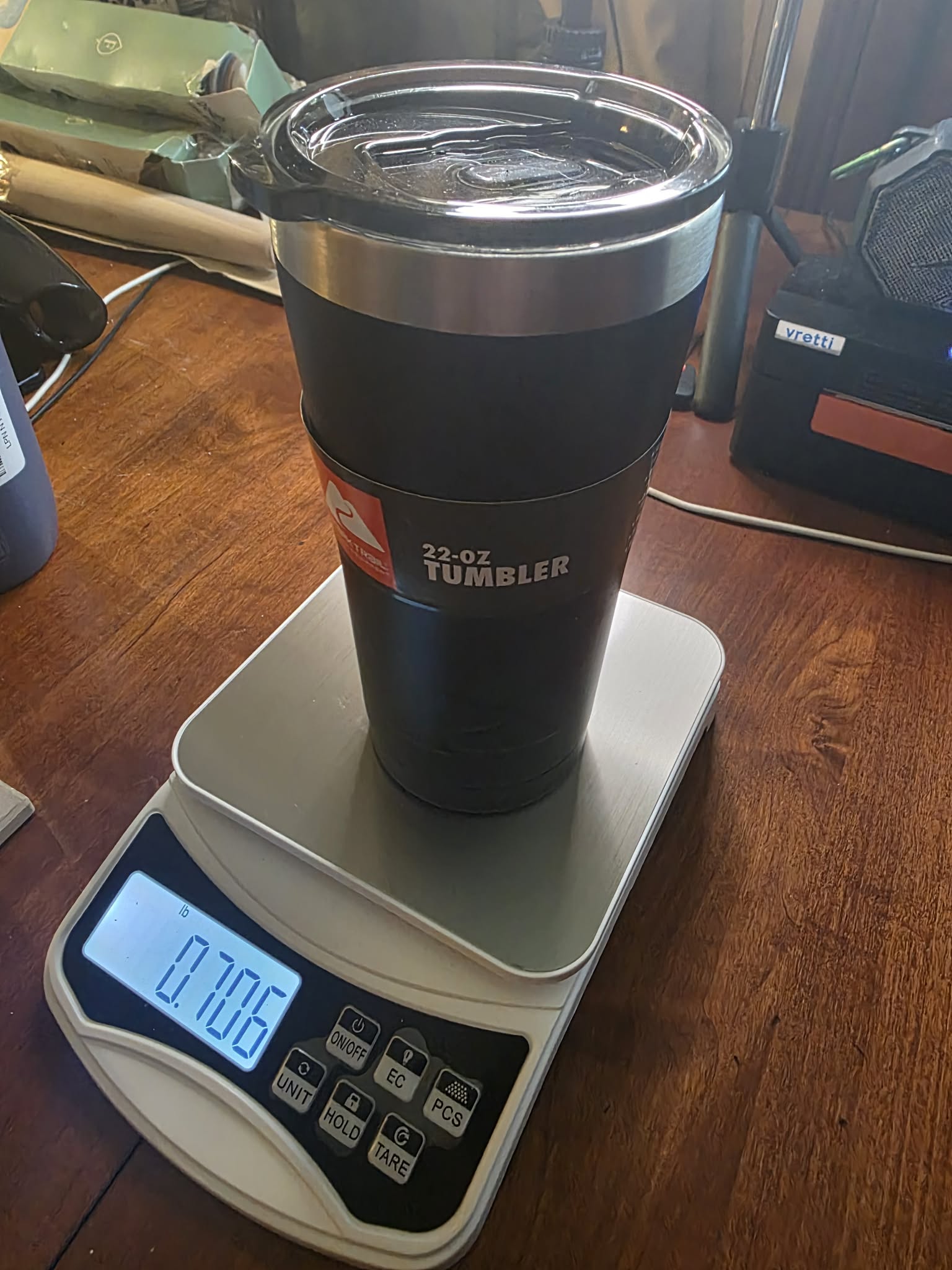 Ozark Trail 22-Ounce Double-Wall Vacuum Insulated Stainless Steel Tumbler – Black