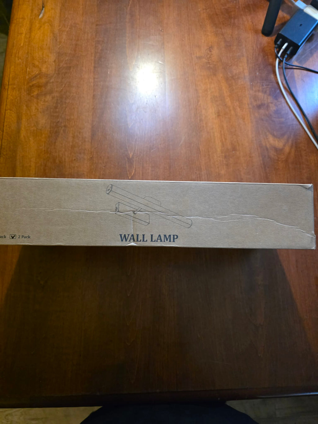 Percantis Modern Adjustable Linear LED Wall Sconces - Sleek Tubular Wall Lamp (2-Pack)