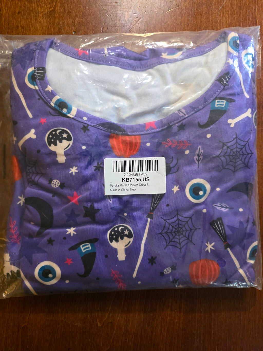 Poroka Ruffle Sleeve Halloween Dress