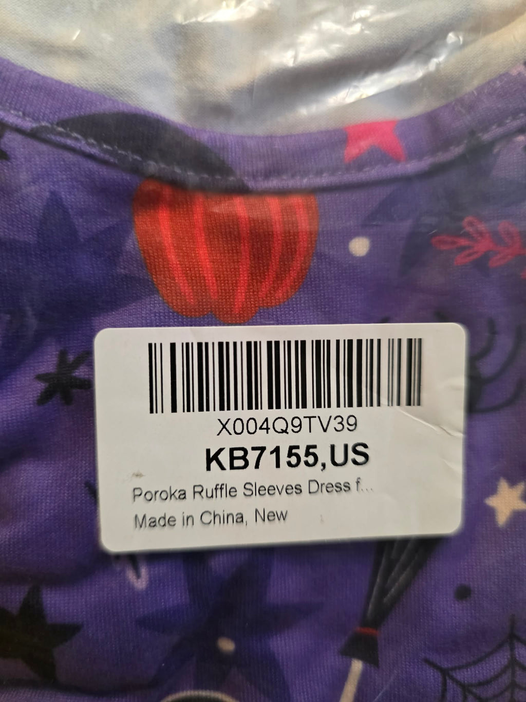 Poroka Ruffle Sleeve Halloween Dress