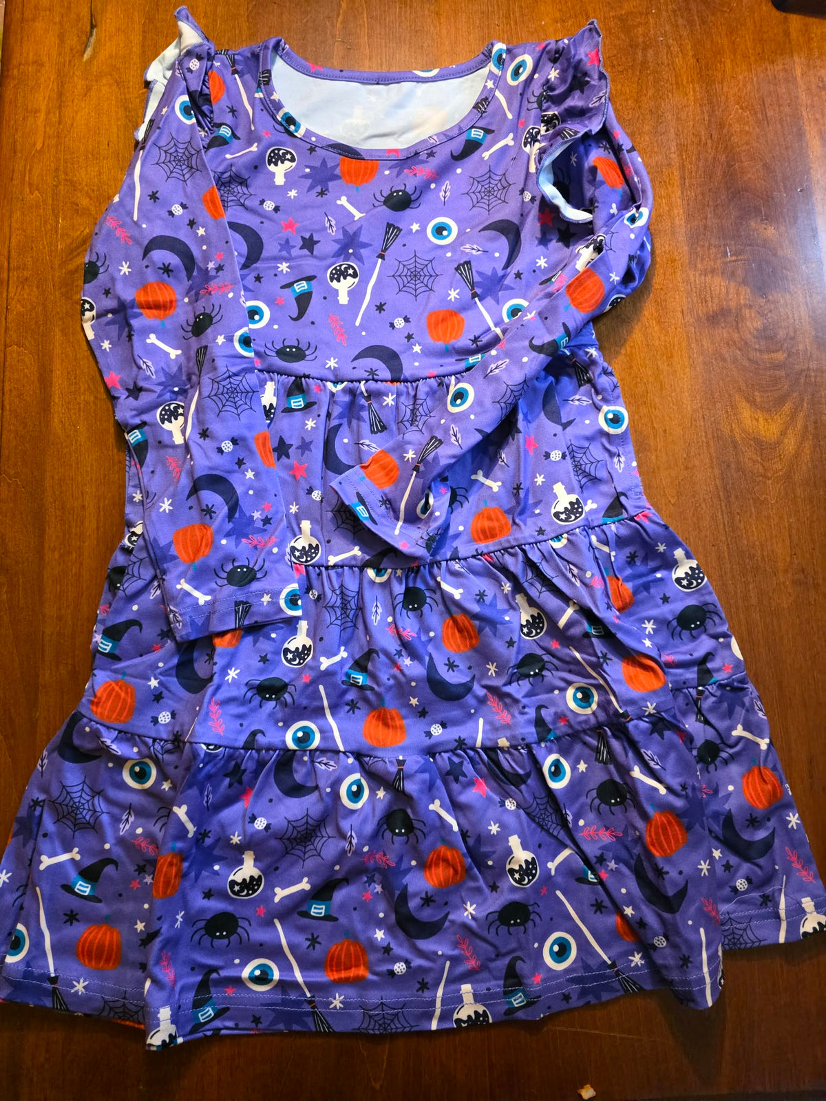 Poroka Ruffle Sleeve Halloween Dress