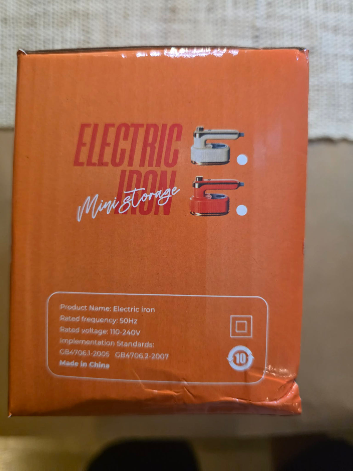 Portable Mini Folding Electric Iron – 2-in-1 Flat Iron & Vertical Steamer