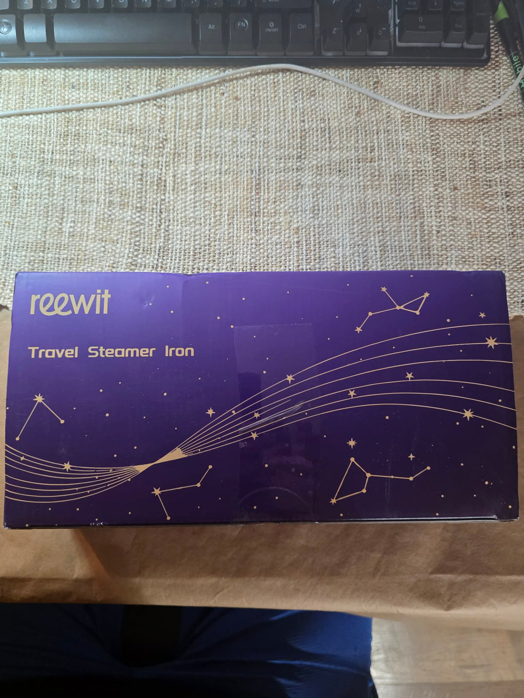 Reewit 1200W Portable Travel Steamer Iron - 2-in-1 Handheld Garment Steamer