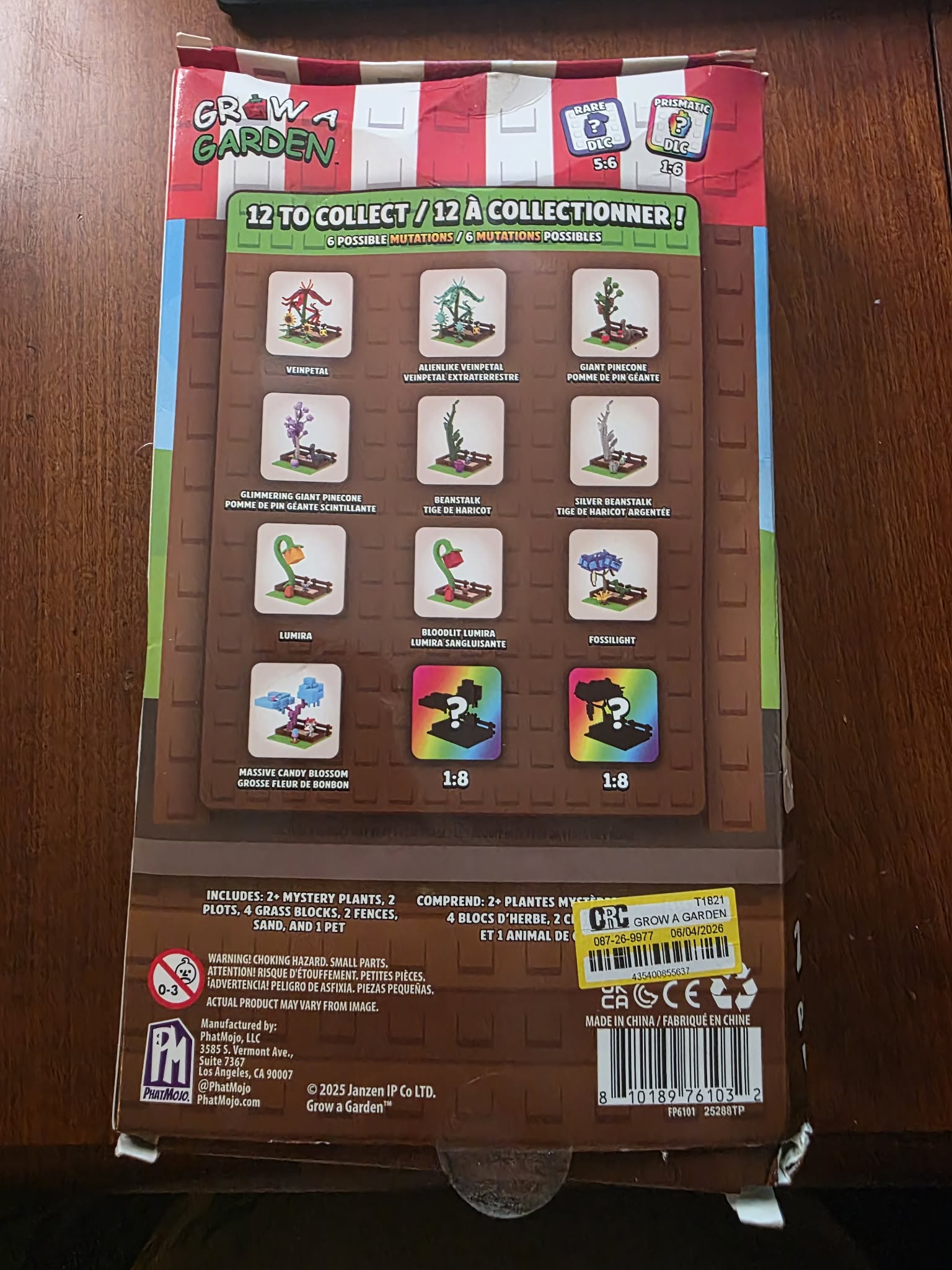 Roblox Grow A Garden: Massive Crops Bundle Mystery Building Set (Includes Virtual Item Code)