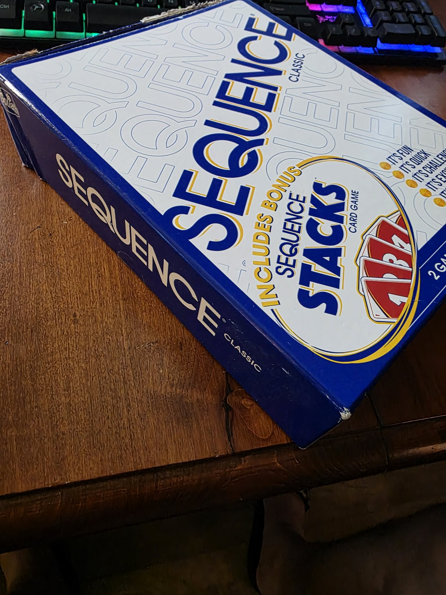 Sequence Classic (Bonus Stacks) Card Game (2 Games in 1)