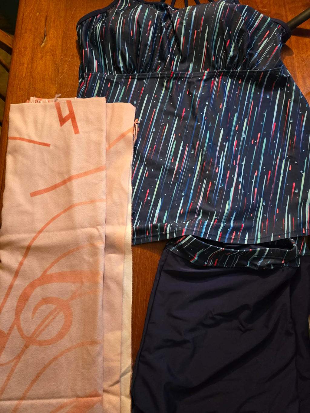 The "Midnight Meteor" 2-Piece Tankini Set