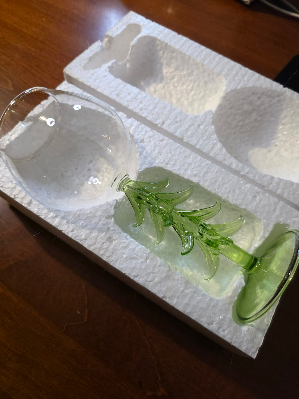 The Evergreen Elegance Holiday Wine Glass
