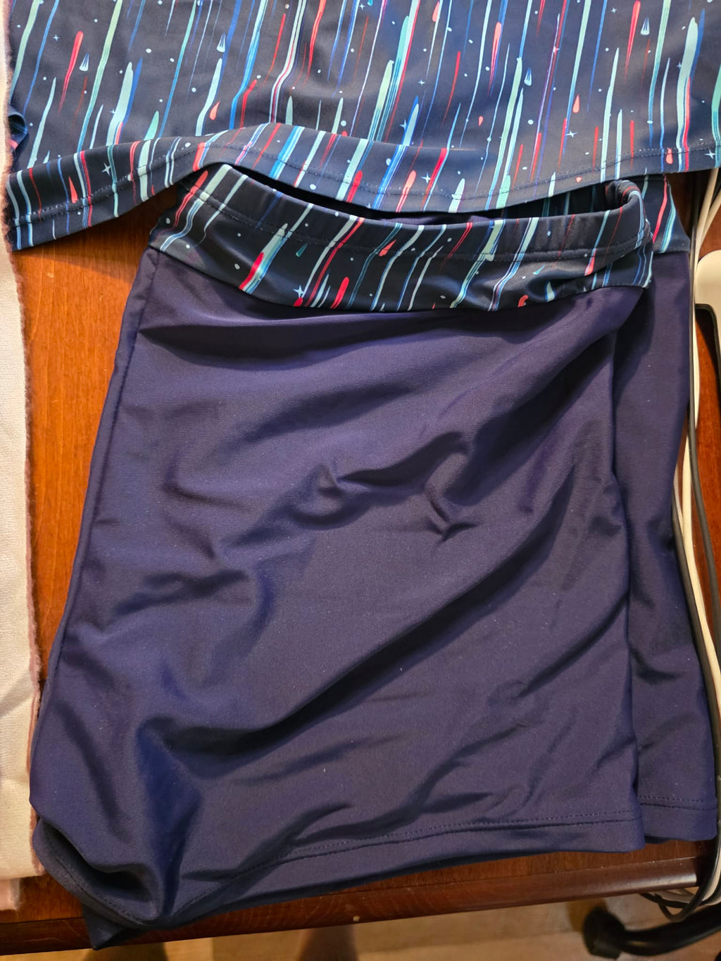 The "Midnight Meteor" 2-Piece Tankini Set