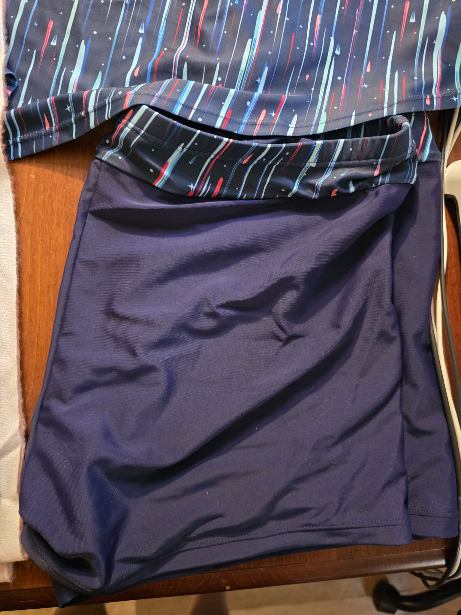 The "Midnight Meteor" 2-Piece Tankini Set