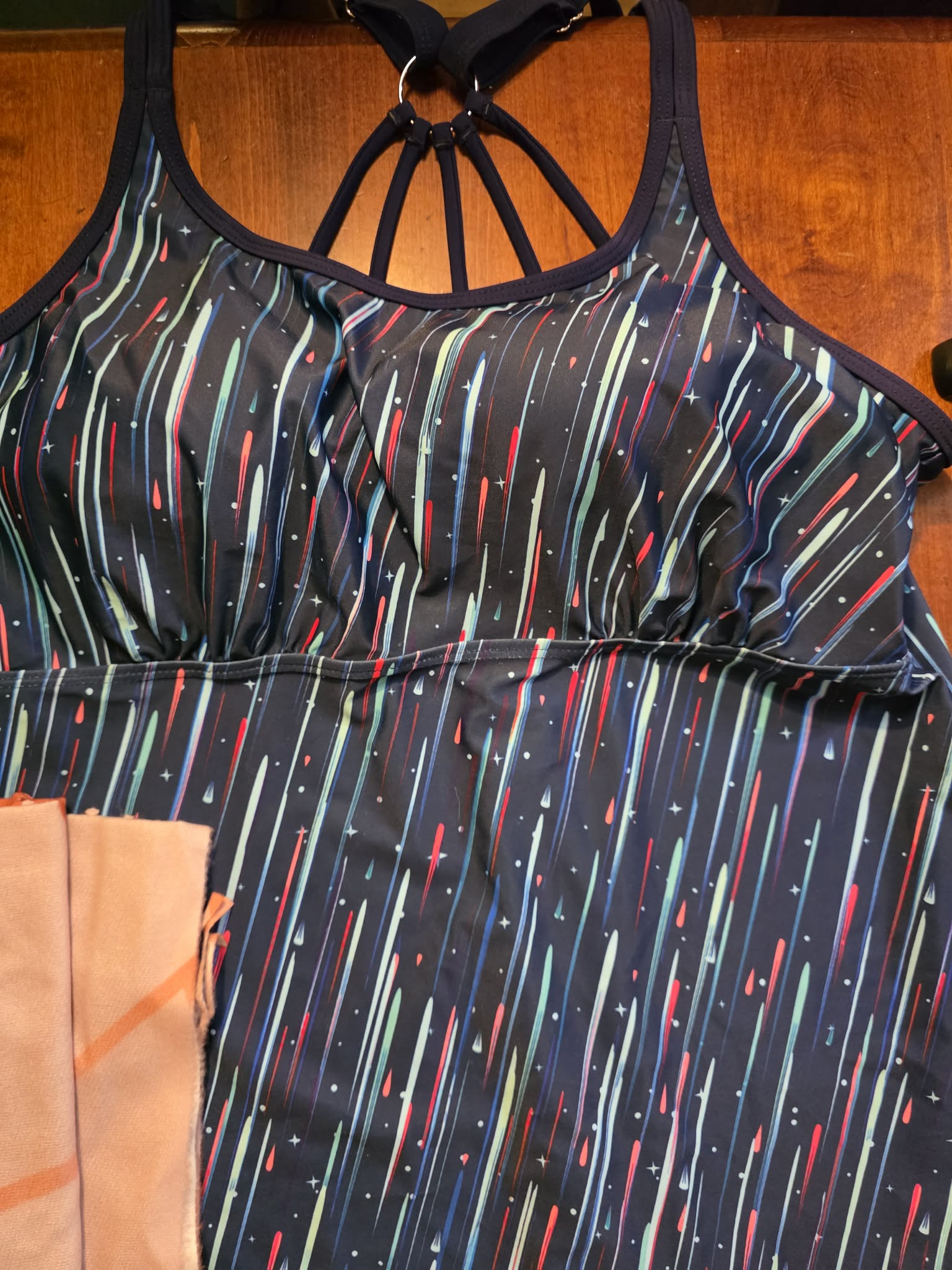 The "Midnight Meteor" 2-Piece Tankini Set