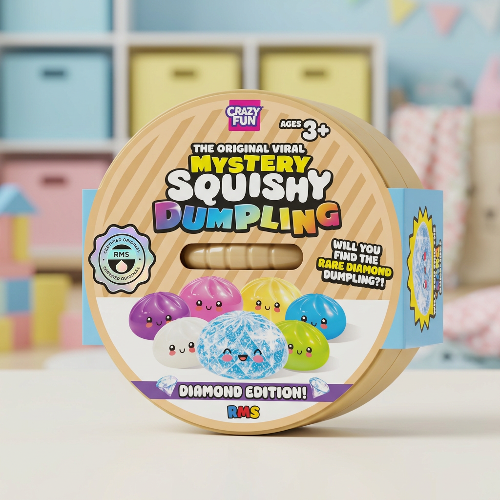 The Original Viral Mystery Squishy Dumpling Diamond Edition