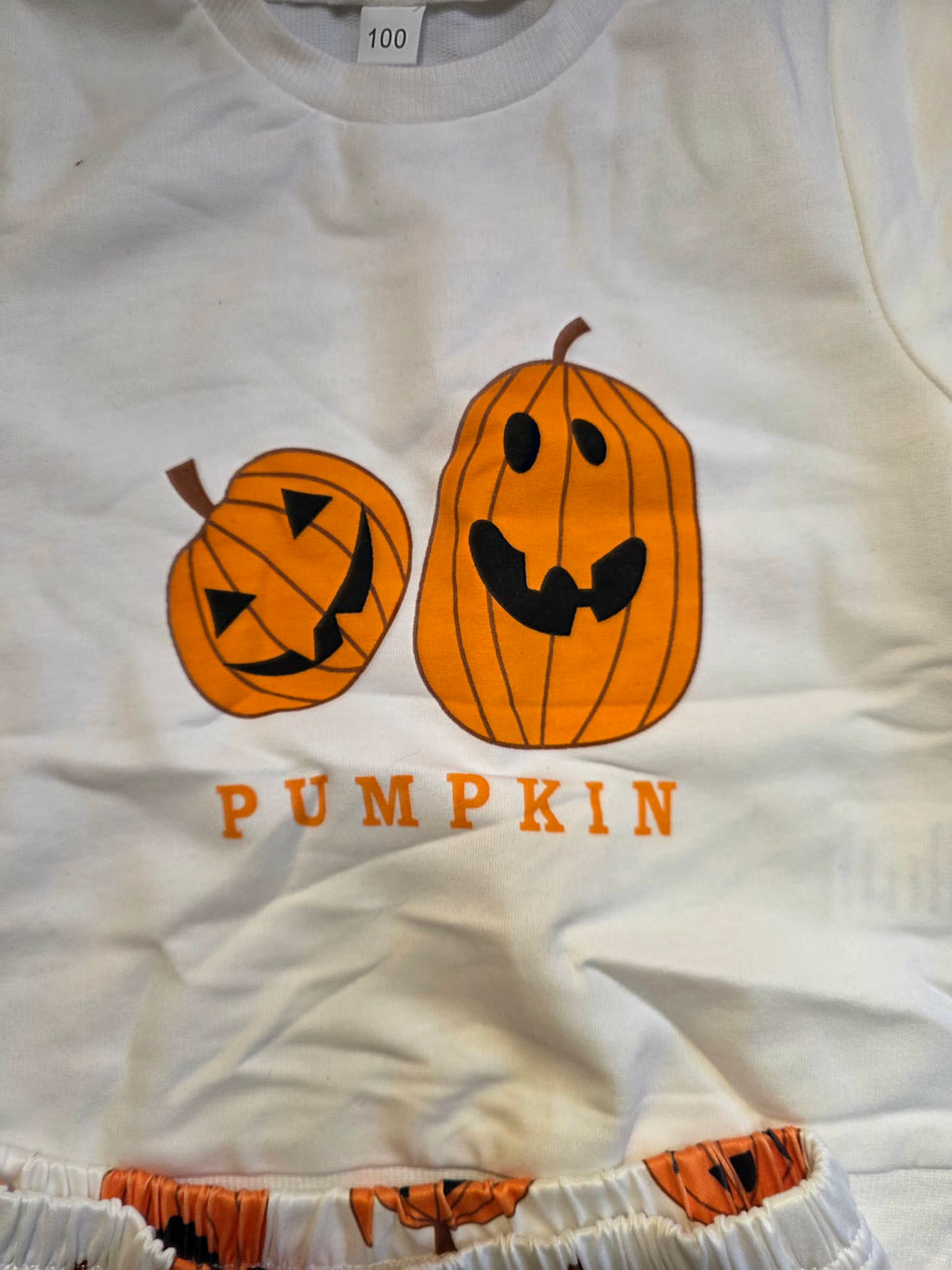 The "Pumpkin Patch" Flare Pants & Sweatshirt Set