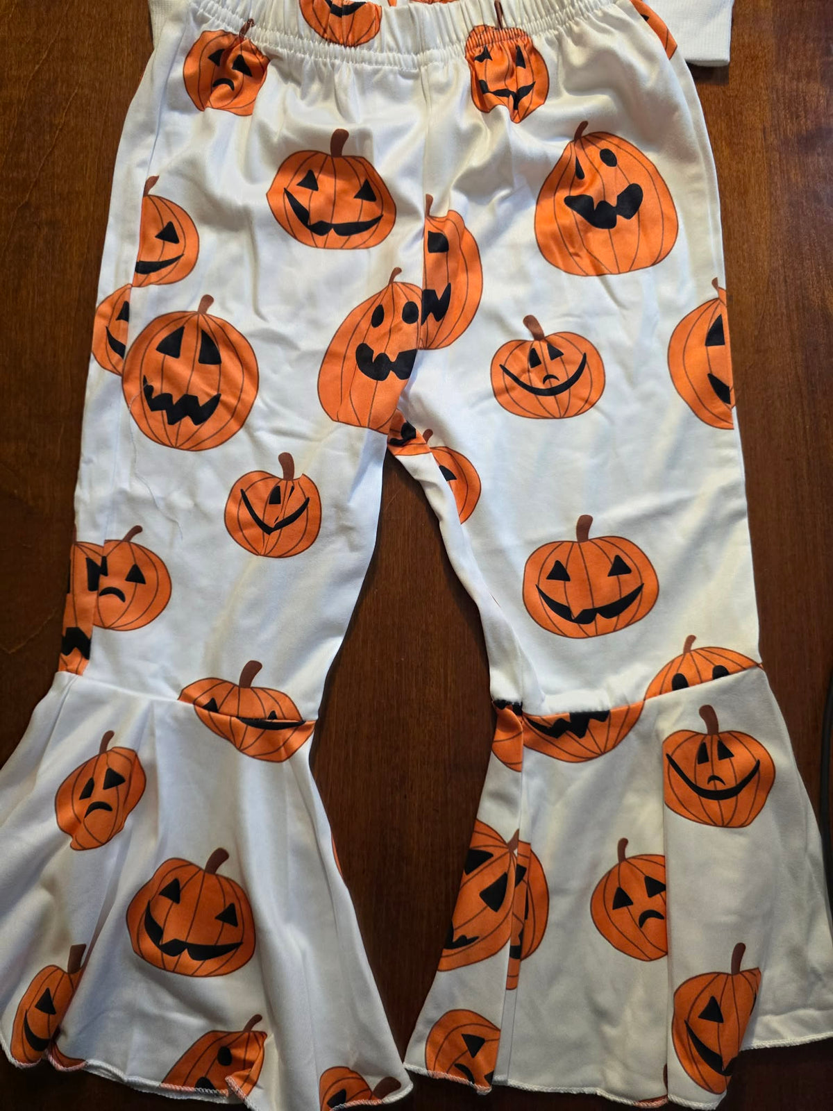 The "Pumpkin Patch" Flare Pants & Sweatshirt Set