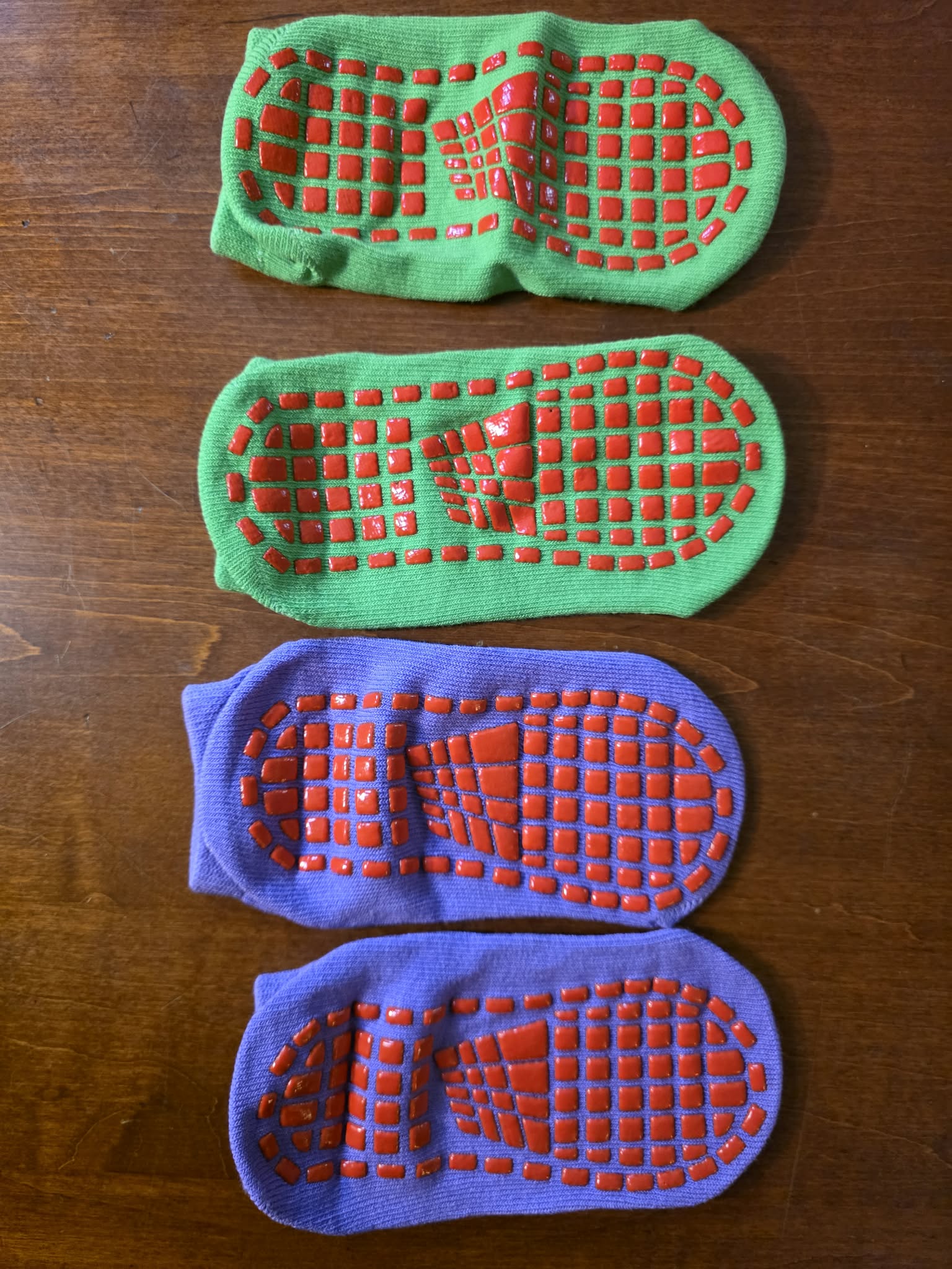 The "Sure-Step" Non-Slip Grip Socks (2-Pack)