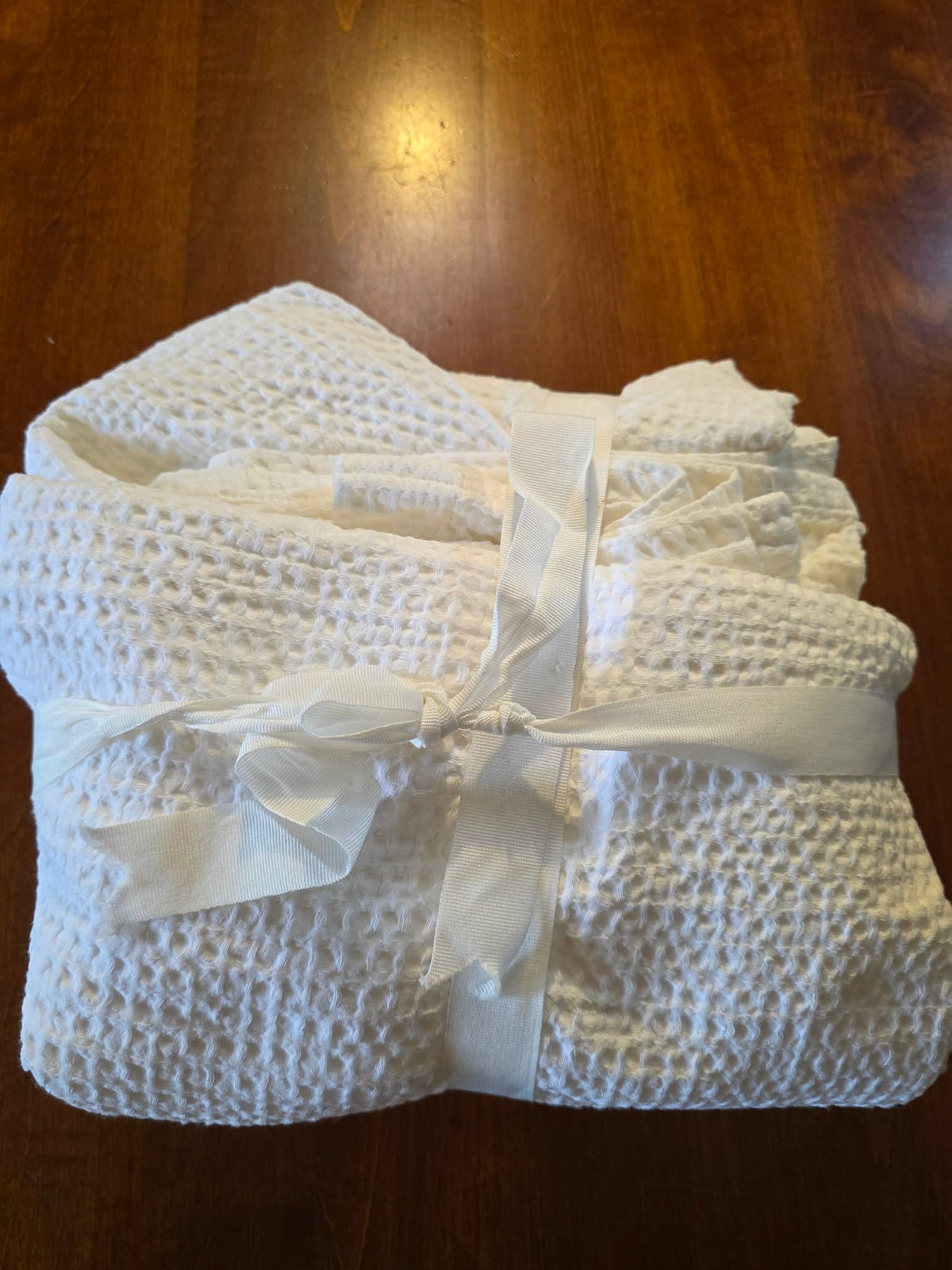 Threshold Waffle Honeycomb Weave Curtain Panel - White Semi-Sheer (1 Panel)