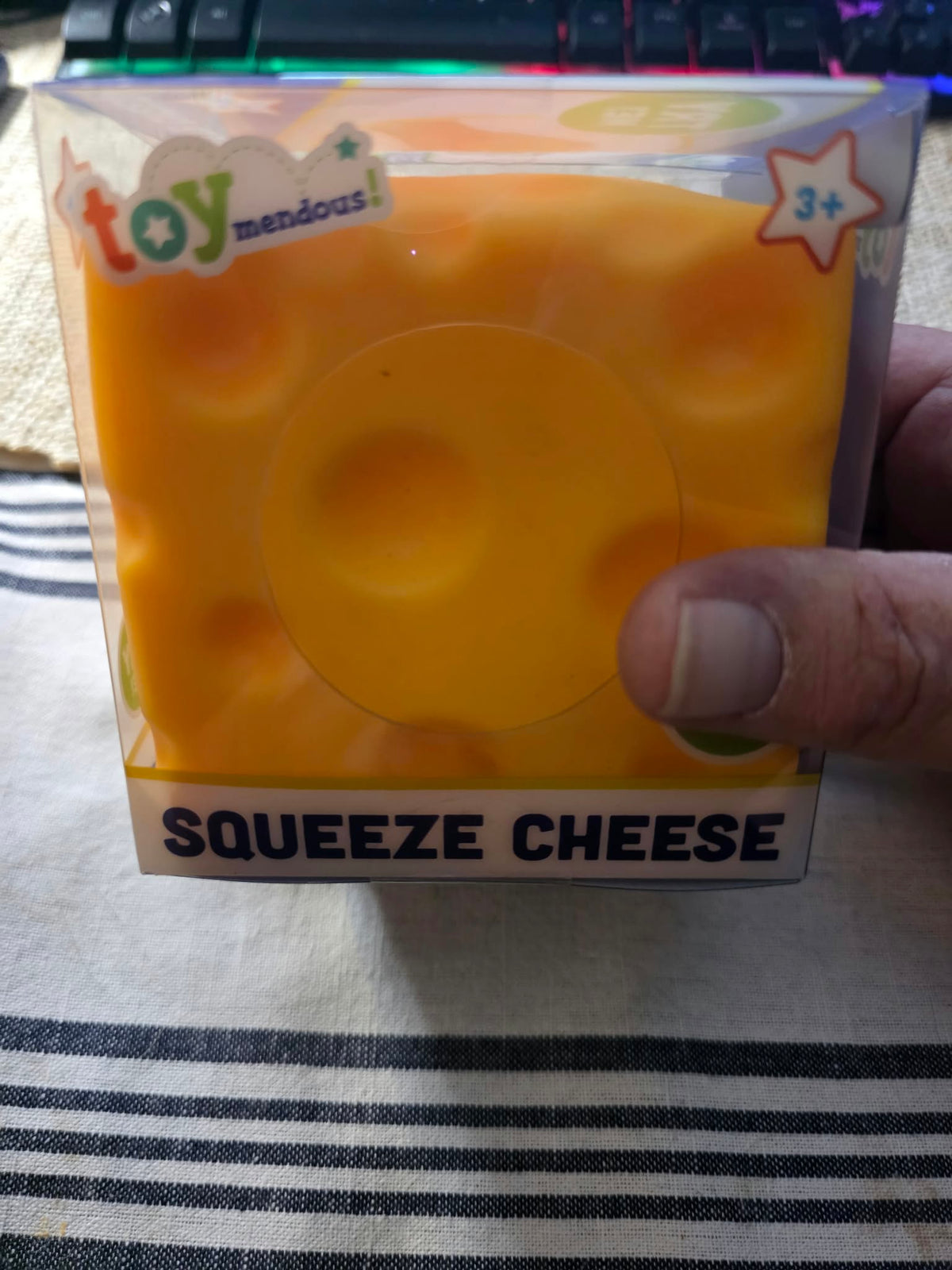 Toymendous Squeeze Cheese Sensory Fidget Collection