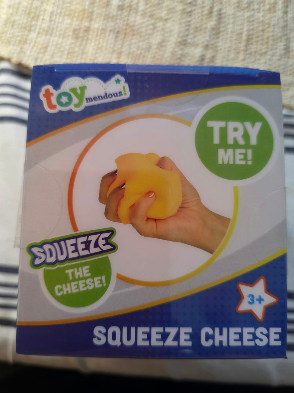 Toymendous Squeeze Cheese Sensory Fidget Collection