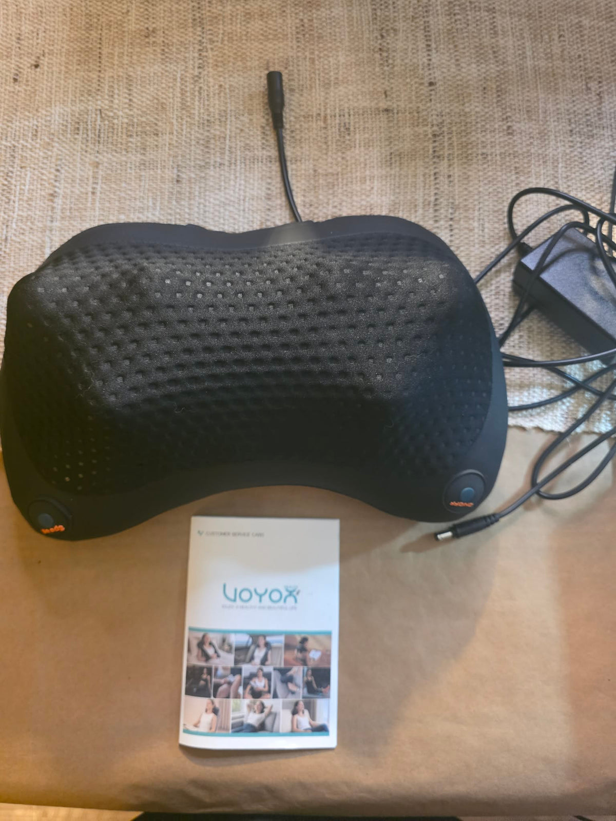VOYOR YZ101 Deep Tissue Shiatsu Massage Pillow with Soothing Heat