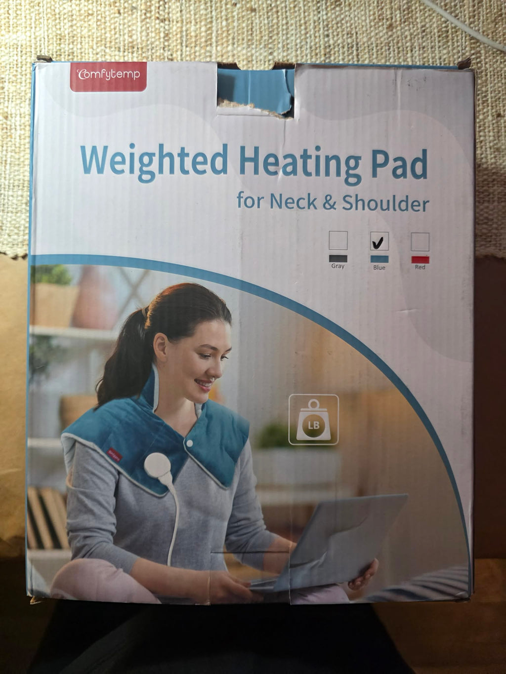 Weighted Heating Pad for Neck & Shoulders