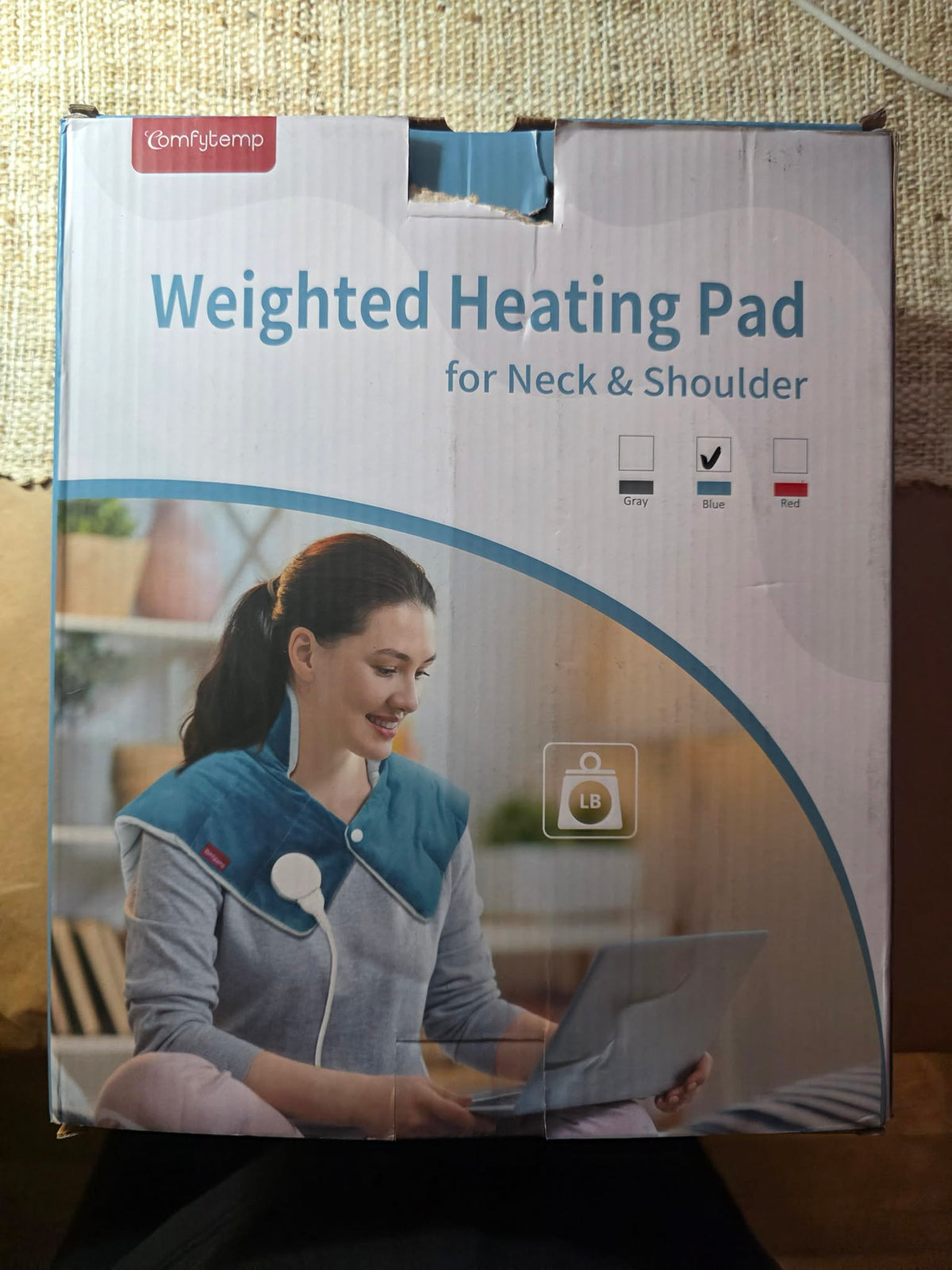 Weighted Heating Pad for Neck & Shoulders