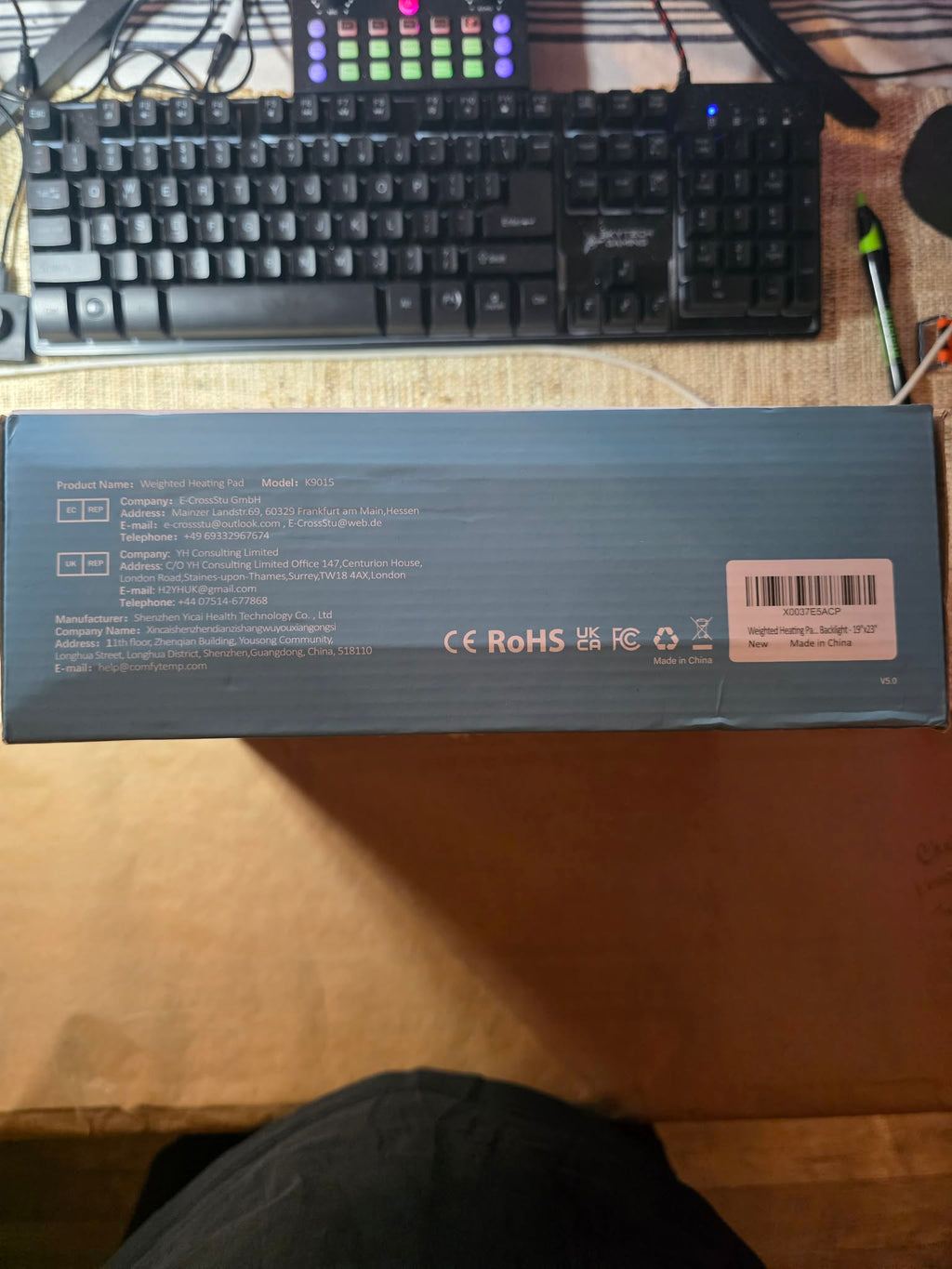 Weighted Heating Pad for Neck & Shoulders