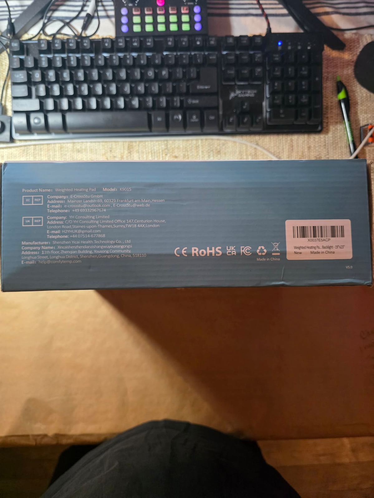 Weighted Heating Pad for Neck & Shoulders