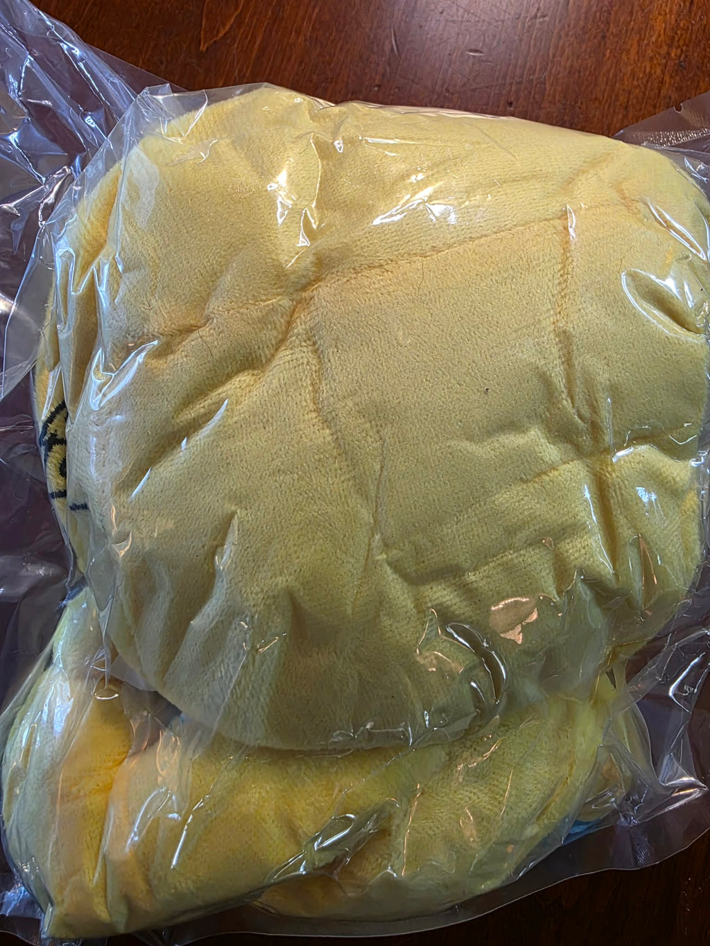 Pac Man Yellow Smiley Face Plush Pillow