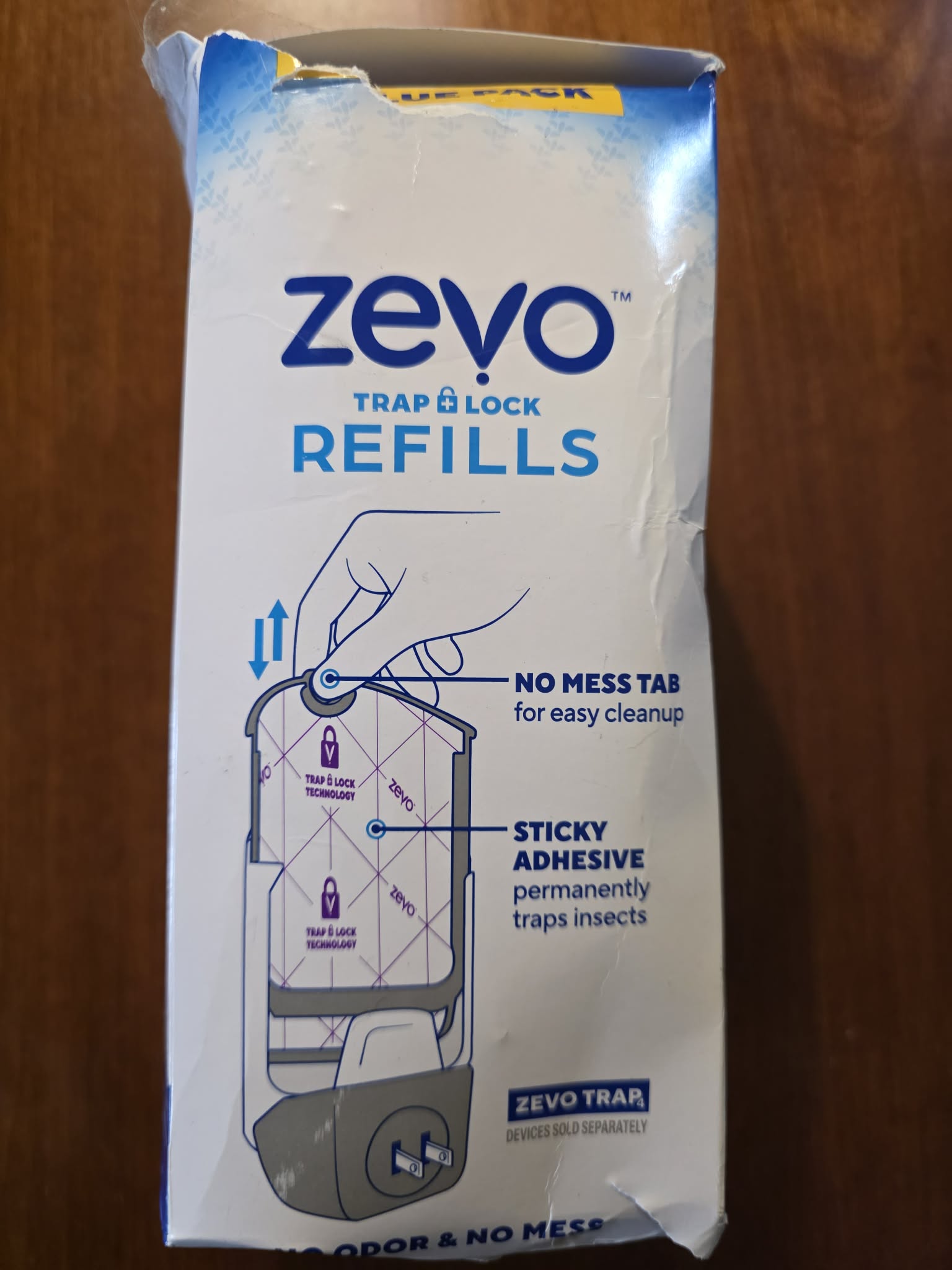 Zevo Trap + Lock Fly Trap Refills – 6-Pack