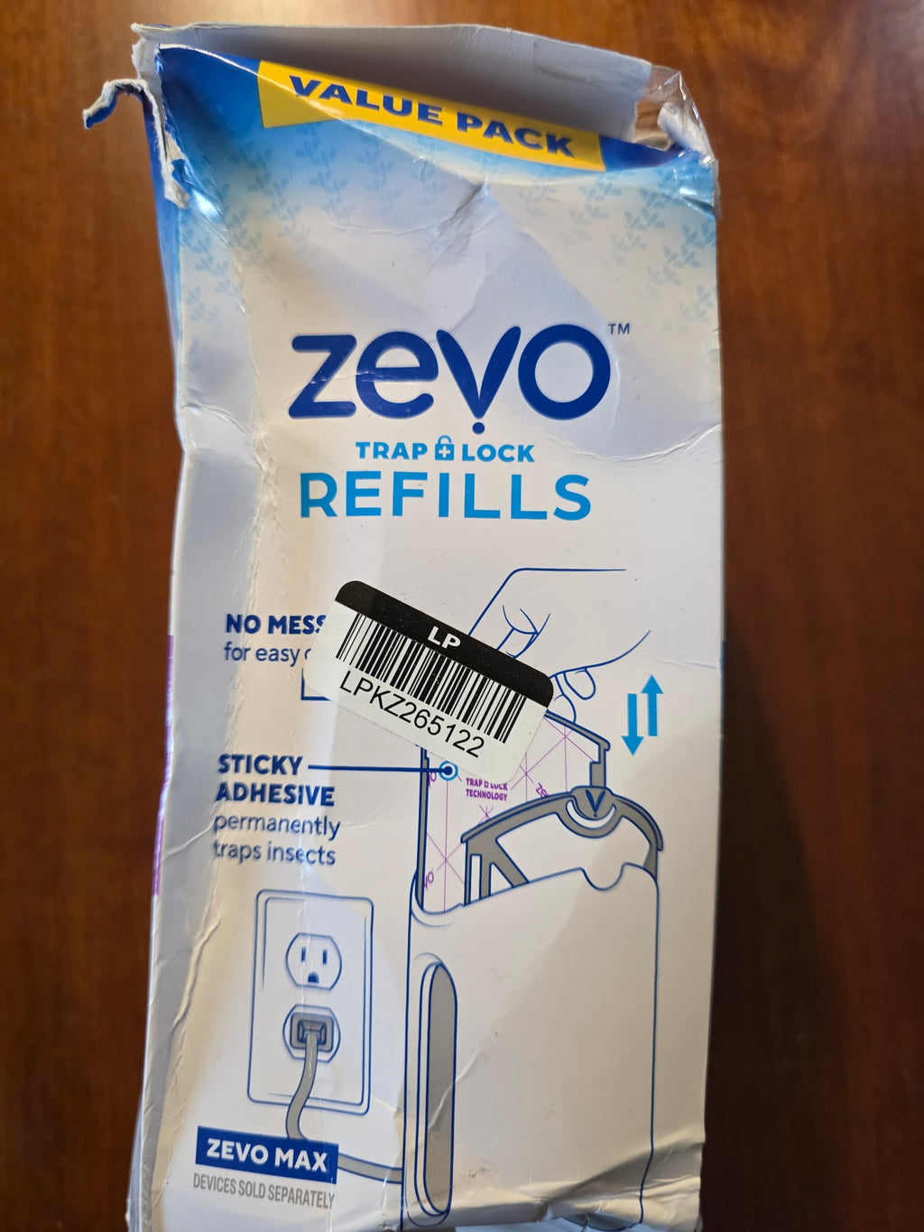 Zevo Trap + Lock Fly Trap Refills – 6-Pack