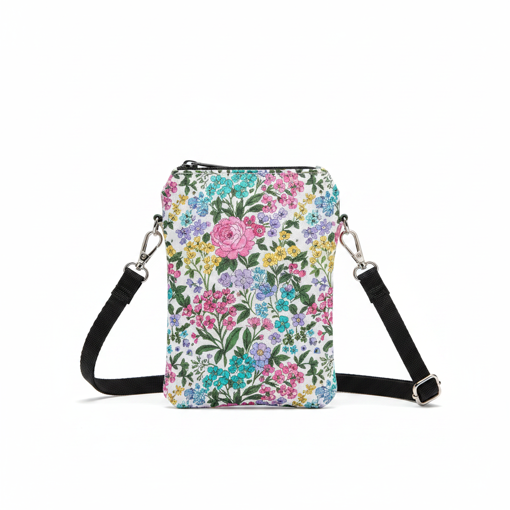 AminLiri Phone Pouch (White Garden)