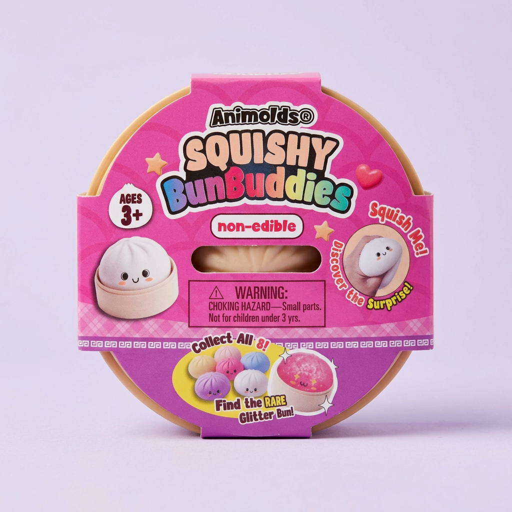 Animolds Squishy BunBuddies Squish, squeeze Collectible Surprise Series