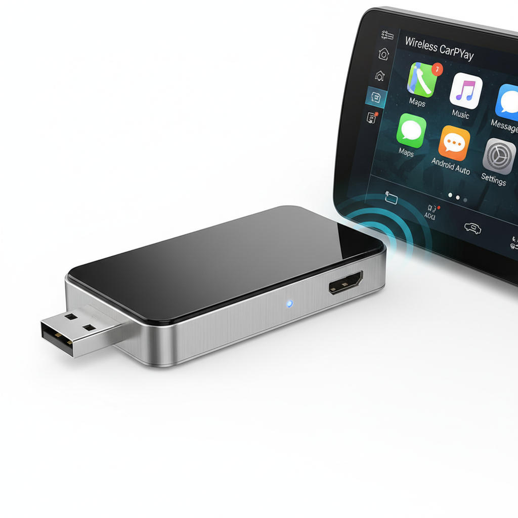 Multimedia Car Smart Box - Wireless Apple CarPlay & Android Auto Adapter (with Netflix & YouTube)