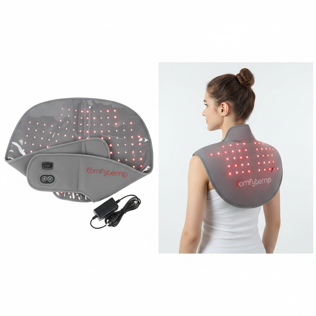 Comfytemp Red Light Therapy Pad for Neck and Shoulders (Model: KF005)