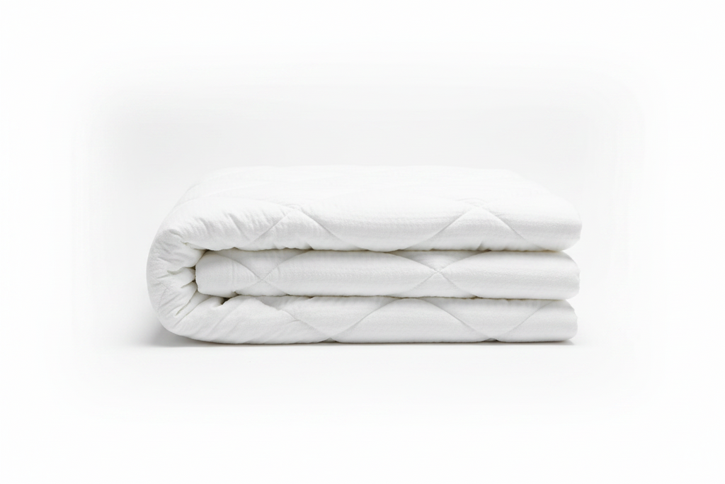 CRC White Diamond Matelassé Bedspread - Bubble Quilted Woven Coverlet (Style T0607)
