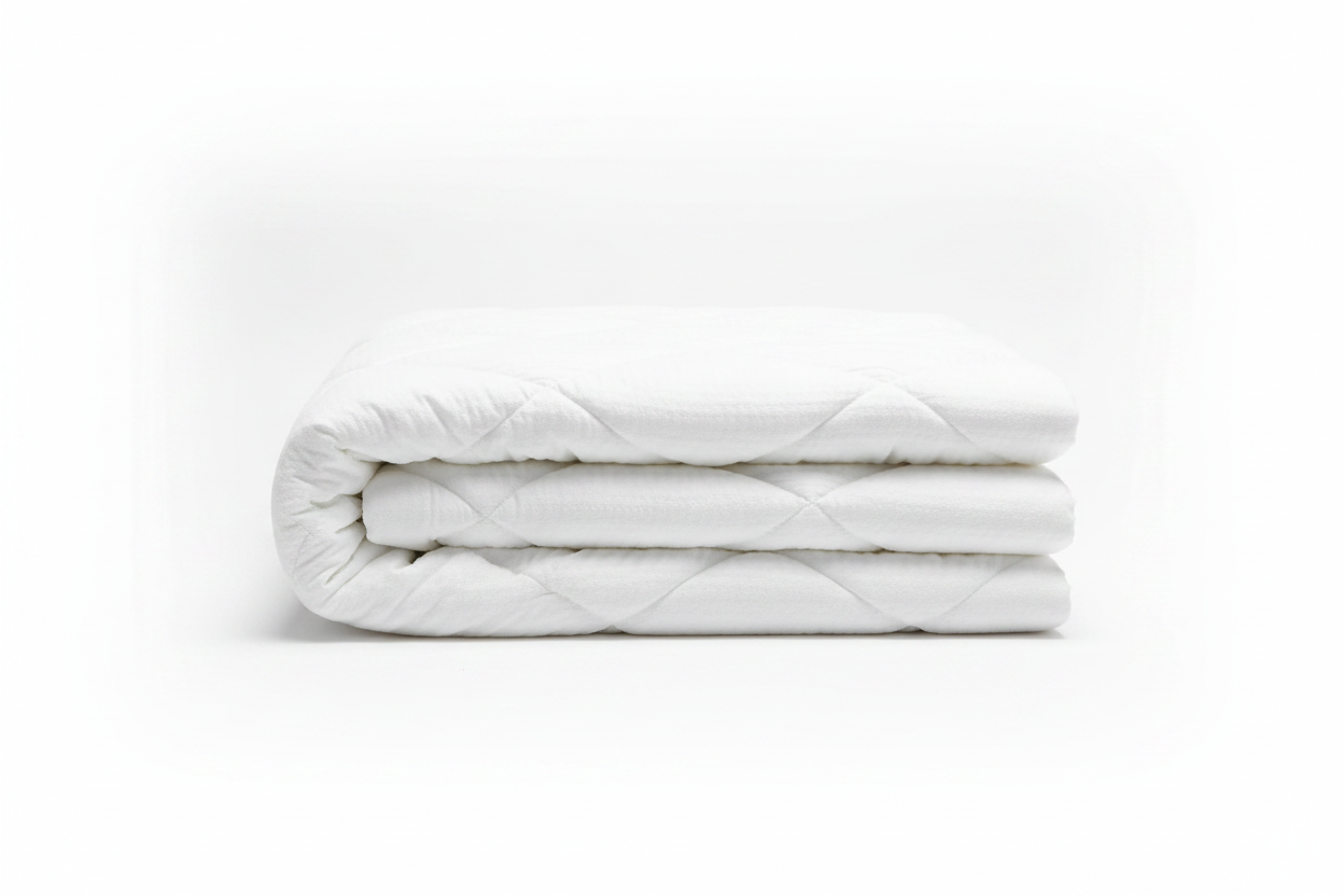 CRC White Diamond Matelassé Bedspread - Bubble Quilted Woven Coverlet (Style T0607)