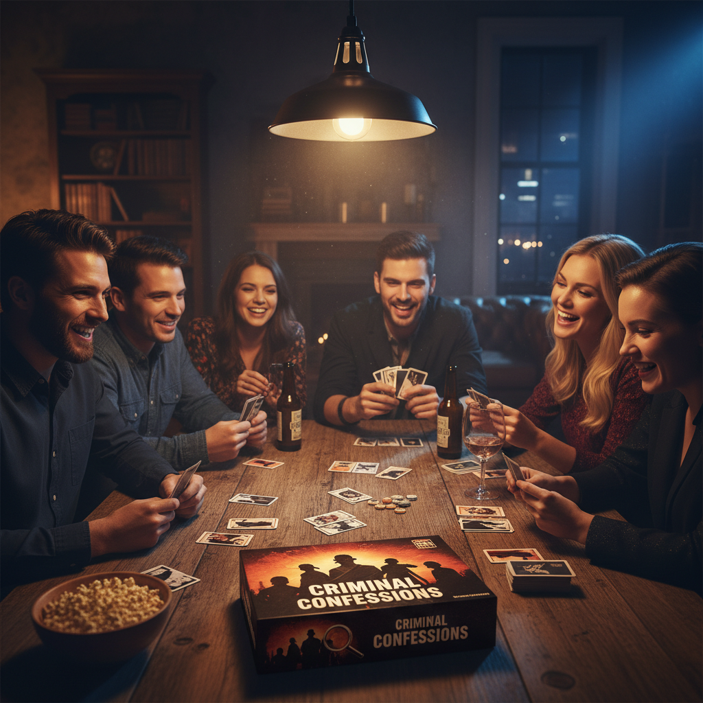 Criminal Confessions Party Game by Endless Games (From the Makers of Unsolved Case Files) – Ages 14+