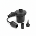 Powerful Electric Air Pump for Inflatables - Quick Fill/Deflate with 3 Nozzles (Black)