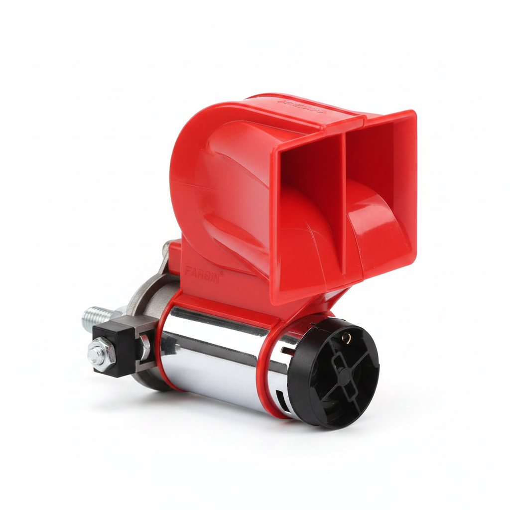FARBIN 12V Nautilus Compact Snail Air Horn (125dB)