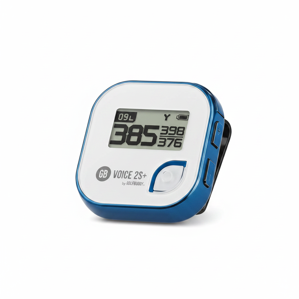 GolfBuddy GB Voice 2S+ Talking Golf GPS Rangefinder - Blue