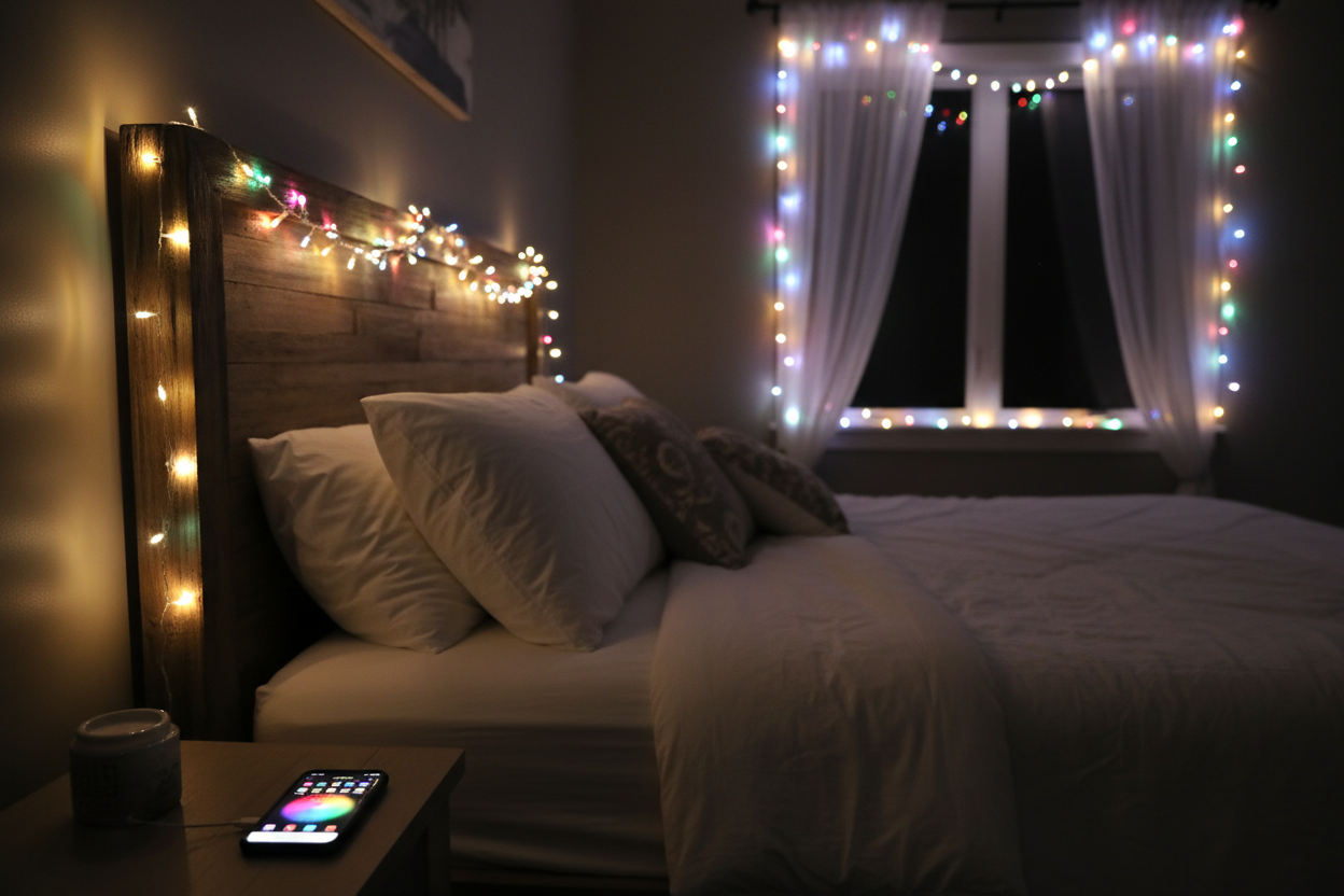 iDmiLED Smart Bluetooth Fairy Lights (98ft / 300 LEDs)