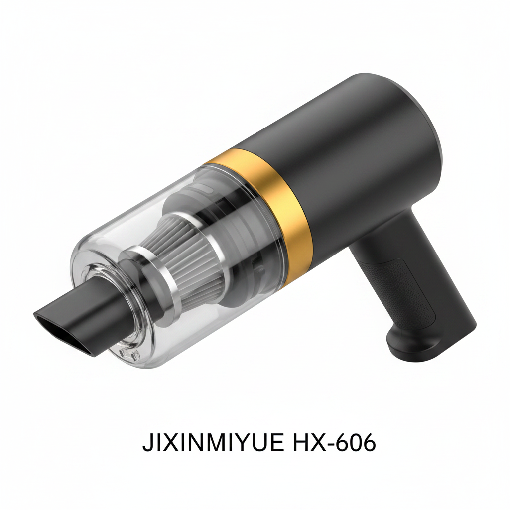JIXINMIYUE Portable Mini Cordless Vacuum Cleaner (80W, 6000mAh Battery, Model HX-606)