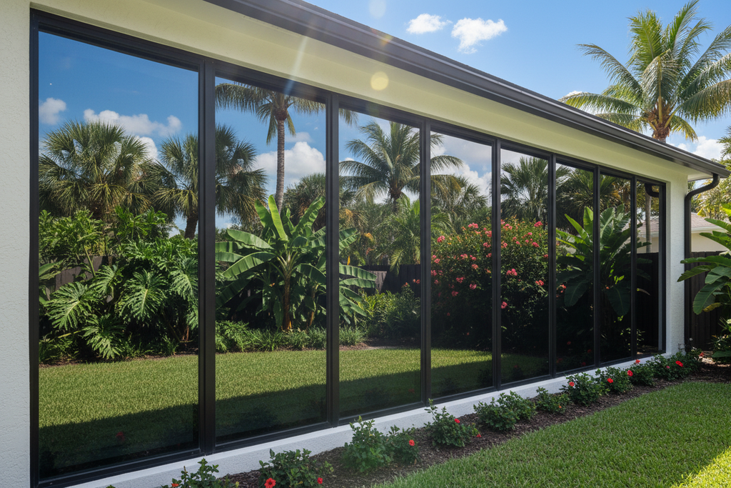 Kespen One-Way Mirror Window Film - Black/Silver, 100% Glue-Free Static Cling (35.4"x78.7")