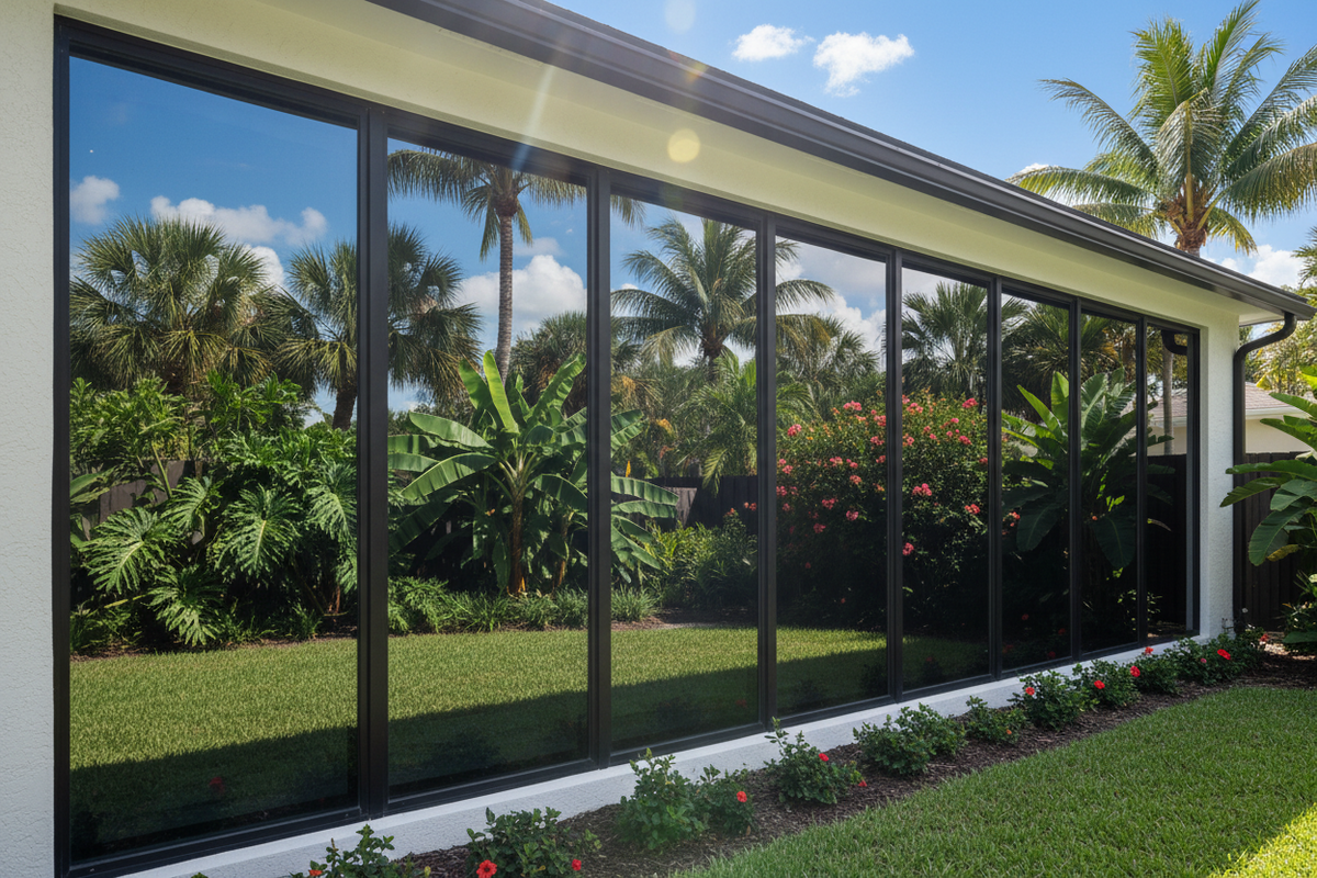 Kespen One-Way Mirror Window Film - Black/Silver, 100% Glue-Free Static Cling (35.4"x78.7")