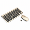 KM9000 Ultra-Slim Wireless Keyboard & Mouse Combo (Gold)
